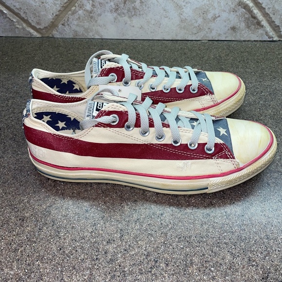 🆕 Converse CTAS “Rummage” Oxford Weathered Stars&Stripes Sneakers Unisex - Picture 6 of 11